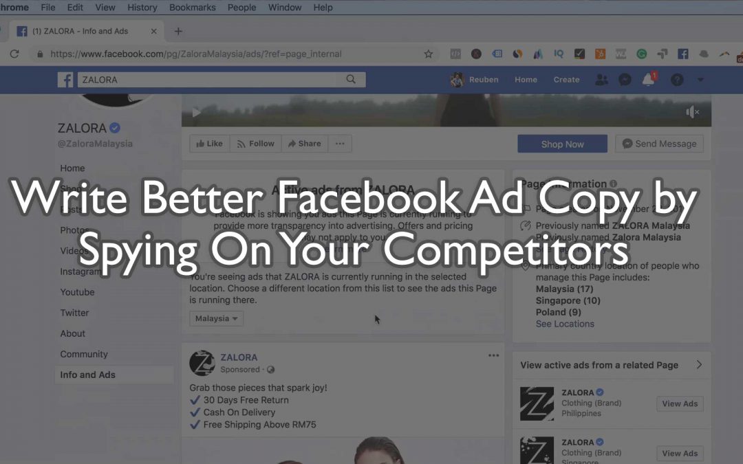 Write Better Facebook Ad Copy by Spying On Your Competitors