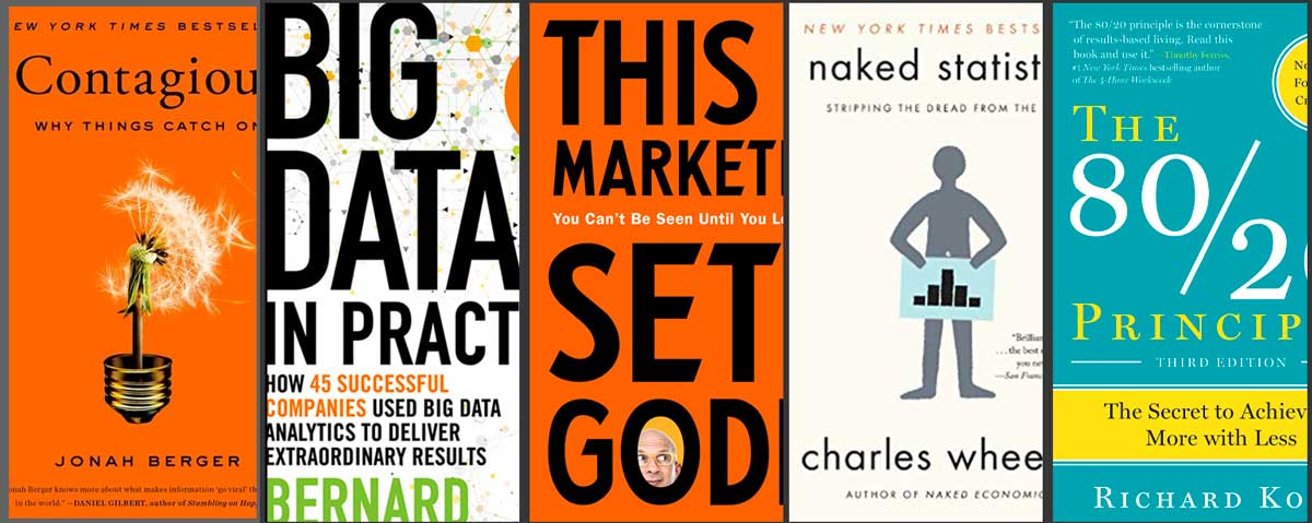 Giveaway #1 – 5 Best-Selling Data Science & Marketing Audiobooks