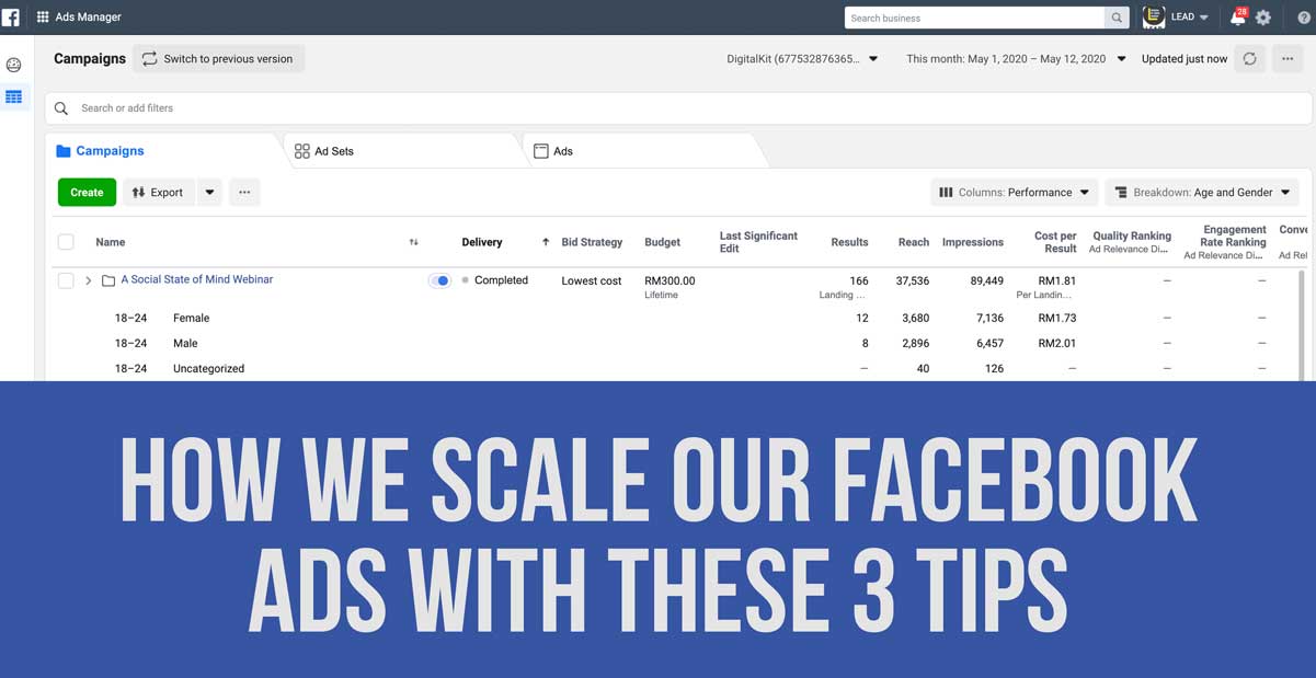 How We Scale Our Facebook Ads With These 3 Tips