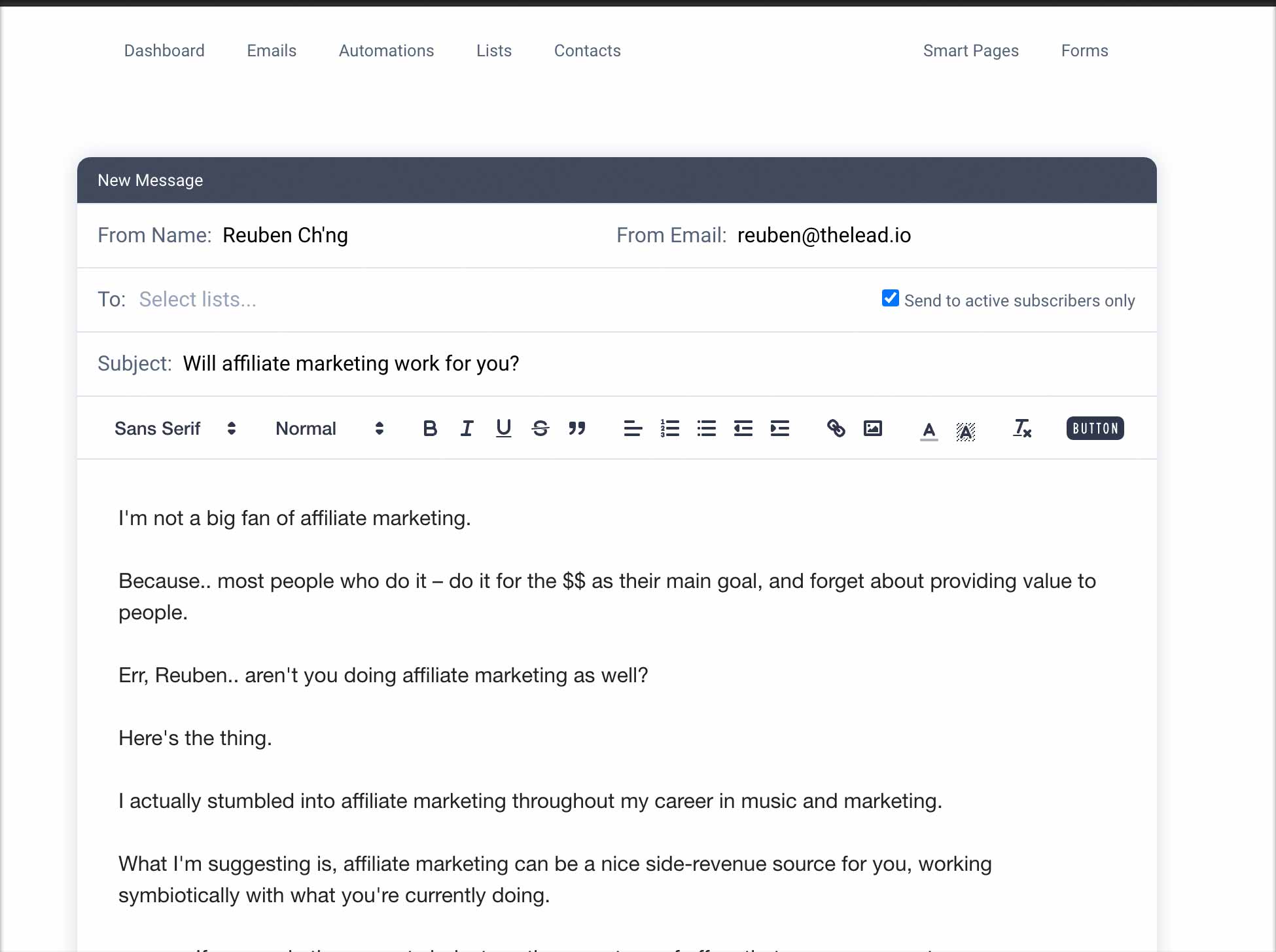 sendfox-email-marketing