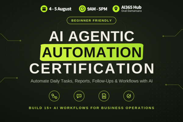 ai agentic automation certification kl 4-5 august