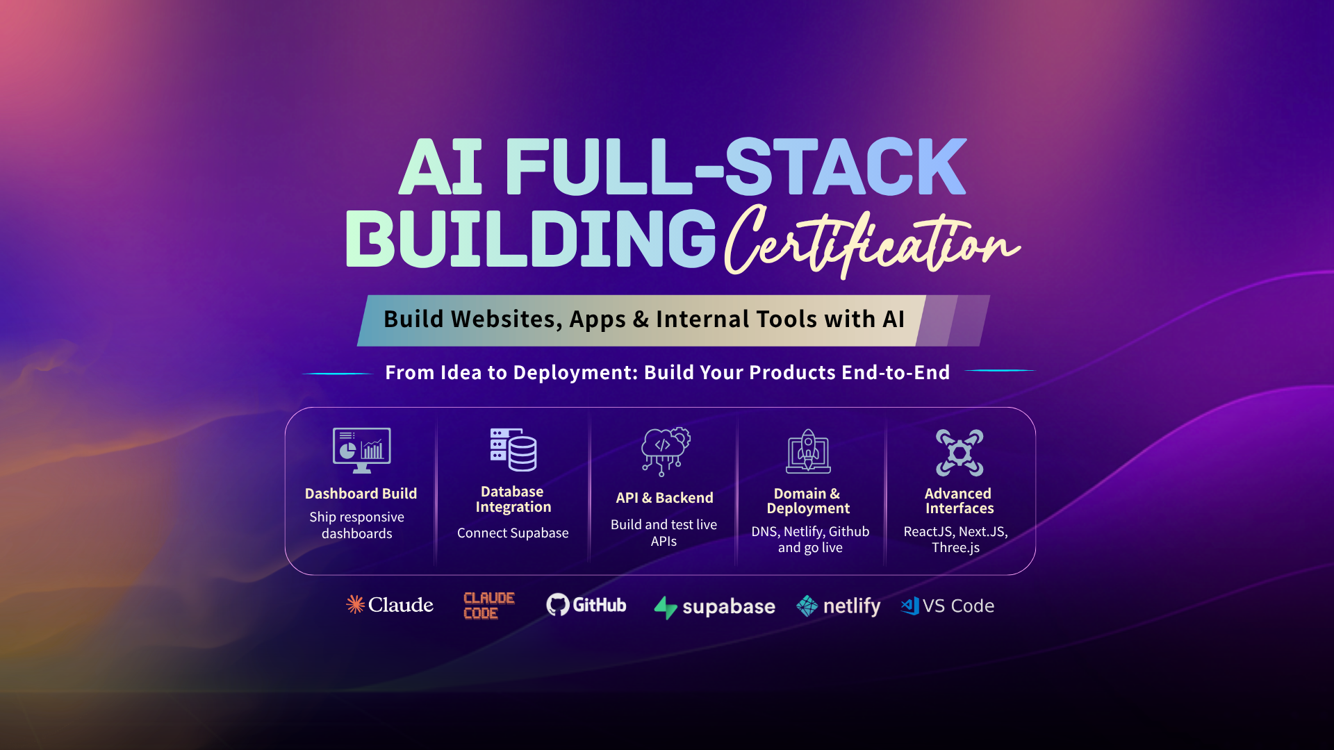 ai full stack building certification