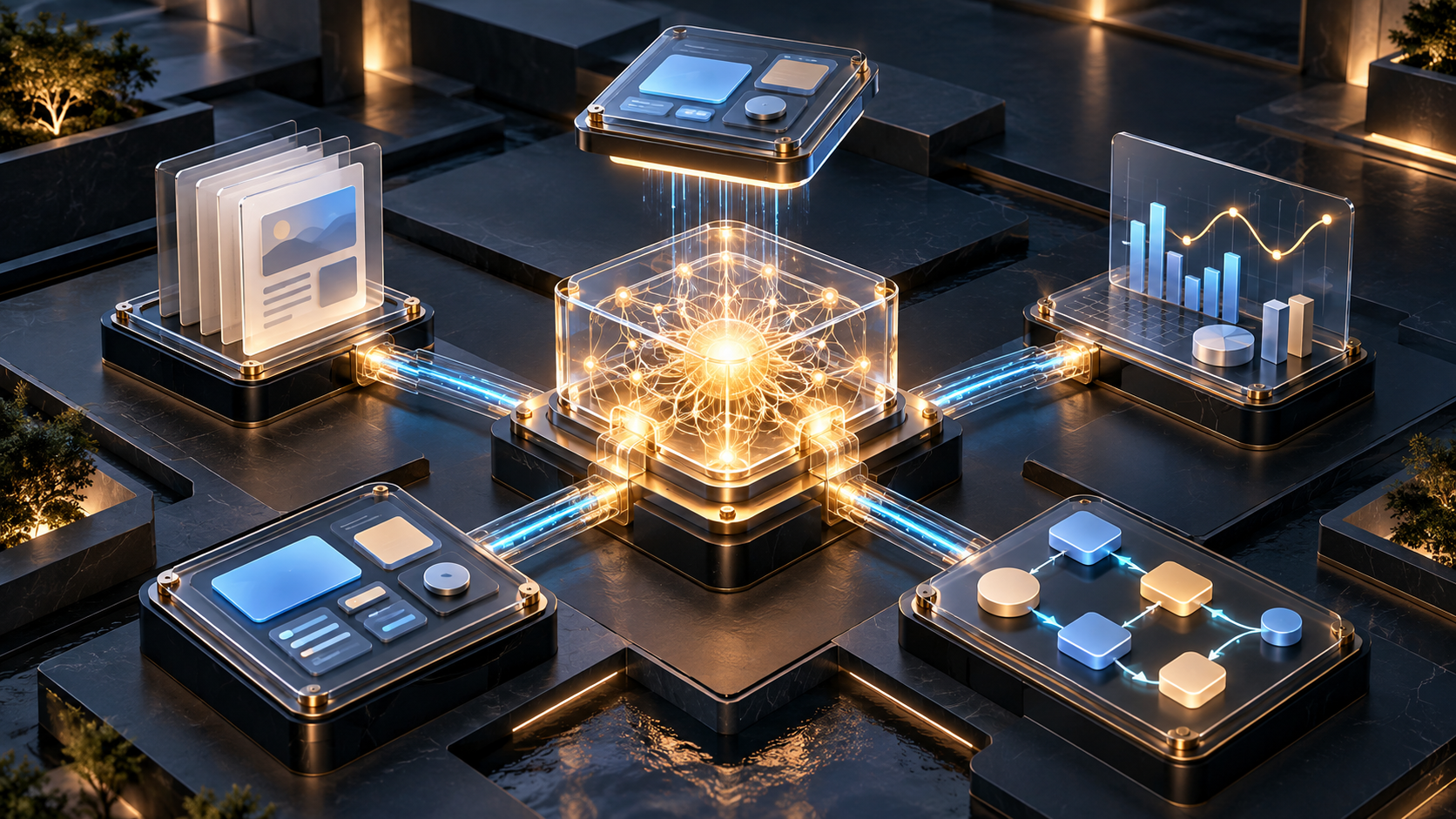 Small yellow chicks and egg shells Building an AI operating system for business in 30 days